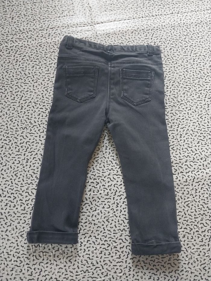 Jean gris fille 18 mois – BY GÉMO - photo numéro 5