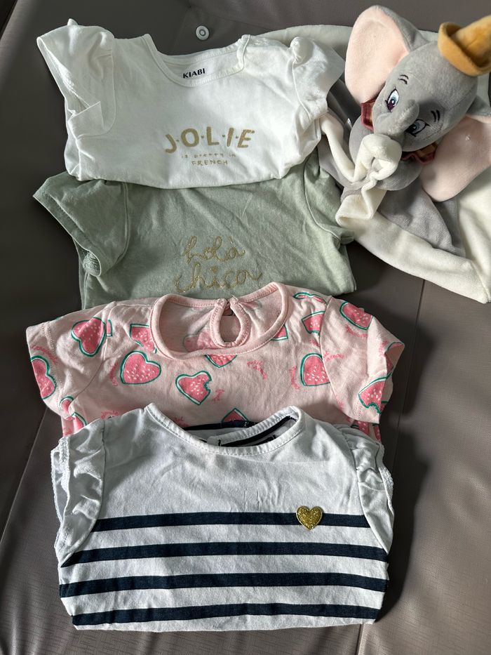 Tee shirt manche courte 3 mois