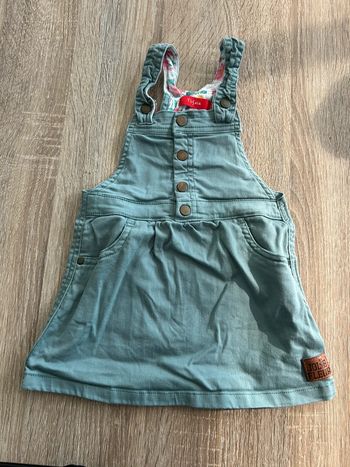 Robe salopette en jean