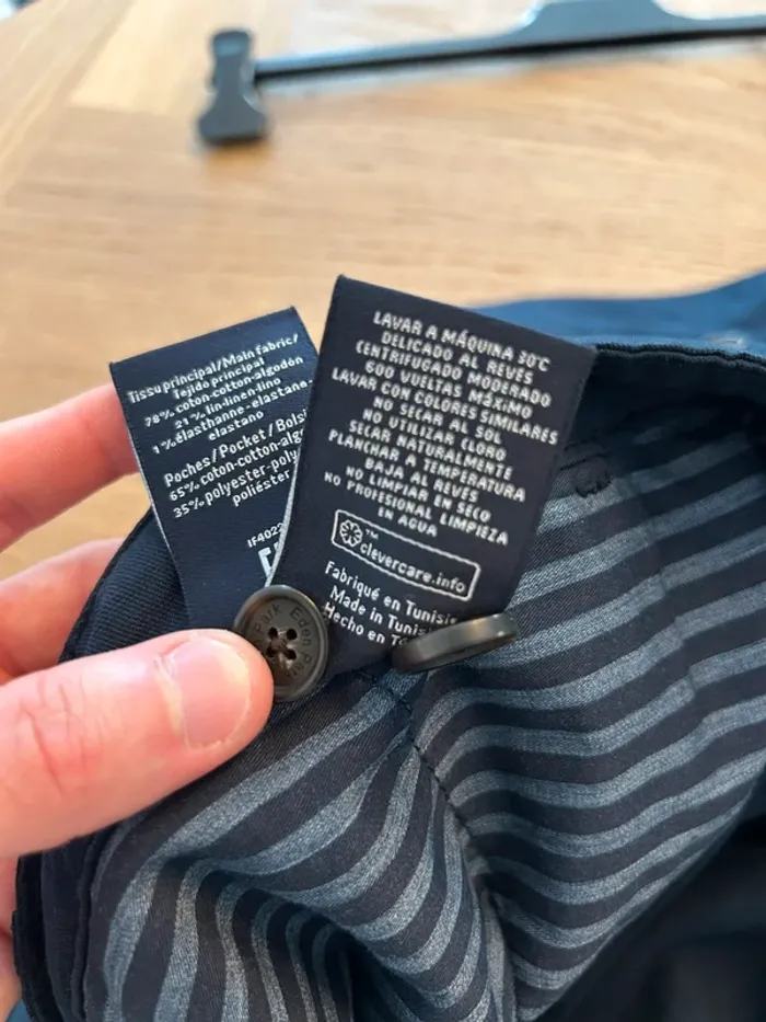 Pantalon chino Eden Park Marine T.50 Neuf - photo numéro 8