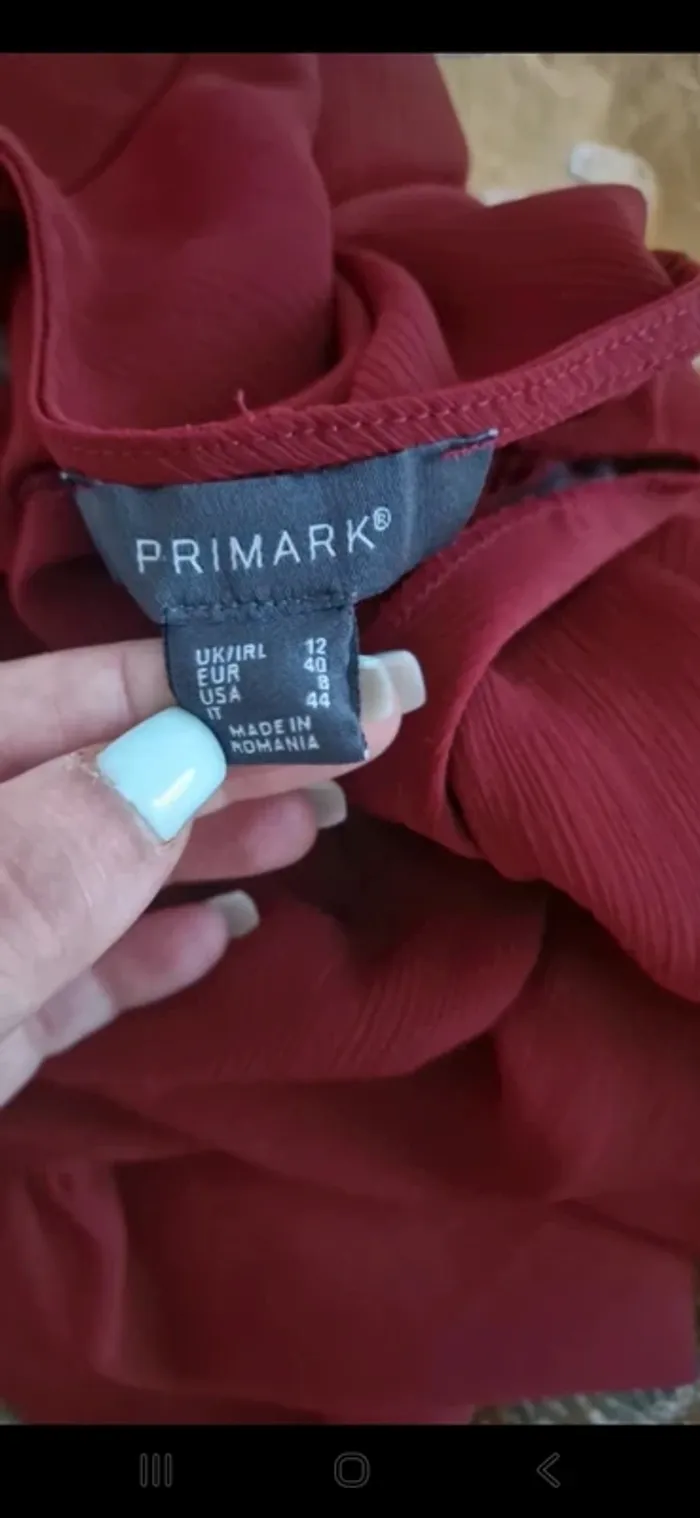 Magnifique tunique rouge bordeaux en 40 - photo numéro 4