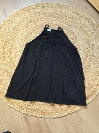 Lot debardeur noir macramé taille 36 pimkie noir