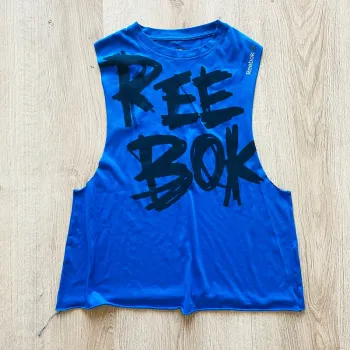 Reebok Débardeur Fitness Crossfit Femme Collection Training Step Bleu (Taille XS)