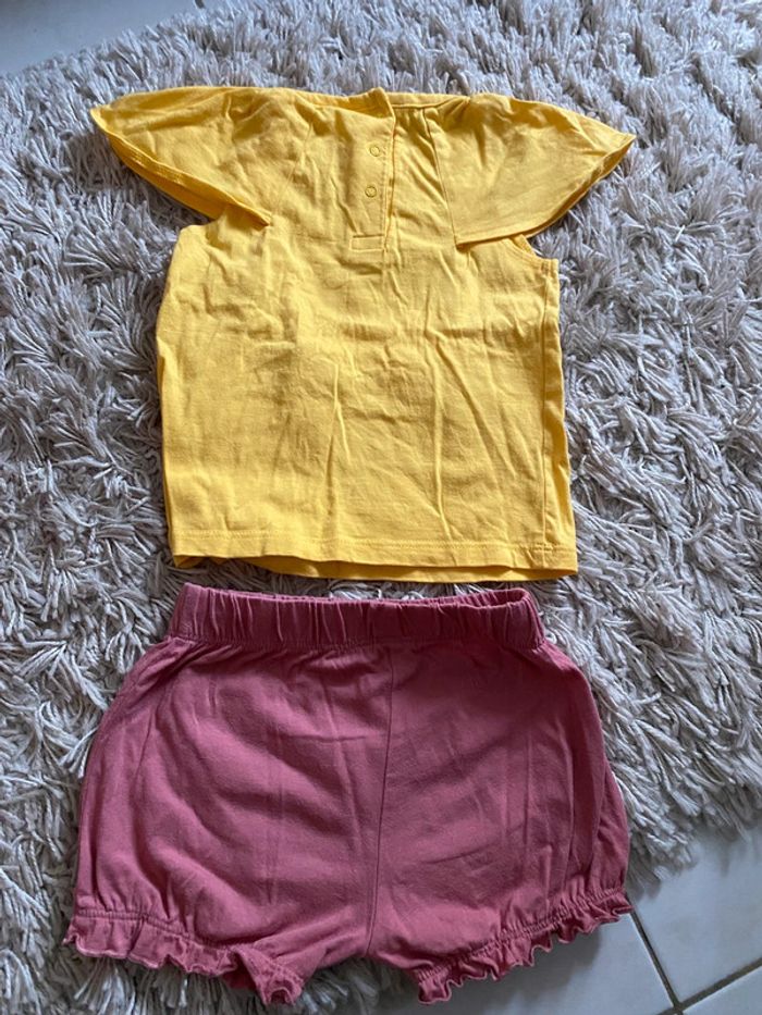 Ensemble t-shirt short été Nala- Disney baby 18m - photo numéro 2