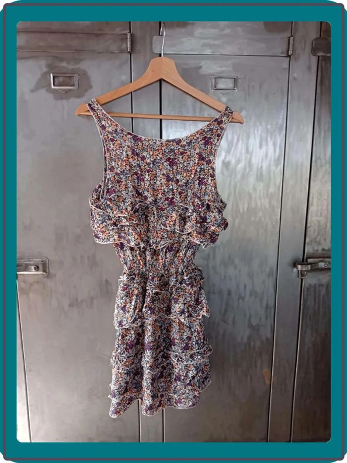 Robe fleuri multicolore Vivifashion taille S/M - photo numéro 2