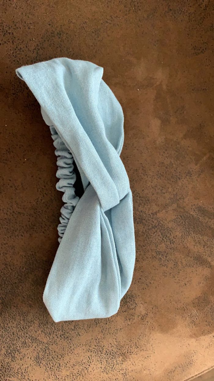 Headband Bandeau bleue clair - photo numéro 2