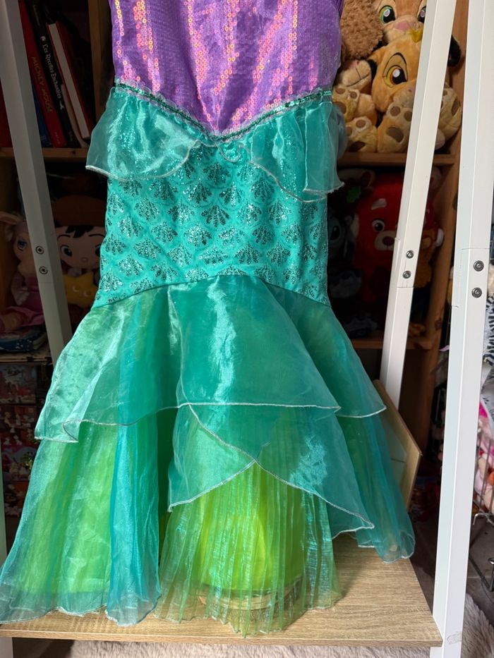 Déguisement robe de princesse Disney ariel la petite sirène - photo numéro 2