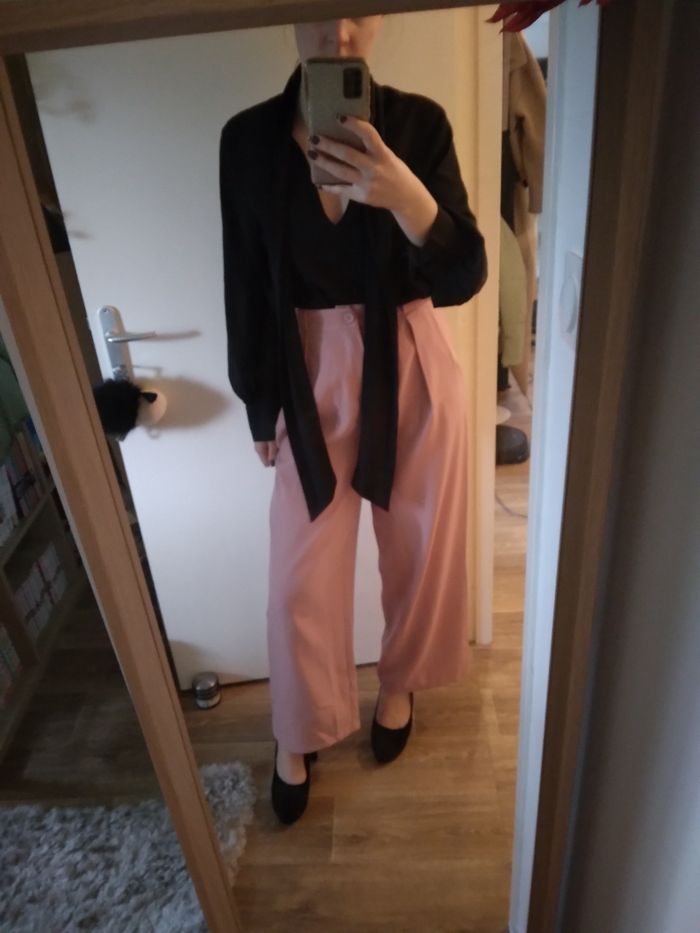 Pantalon rose fluide - photo numéro 2