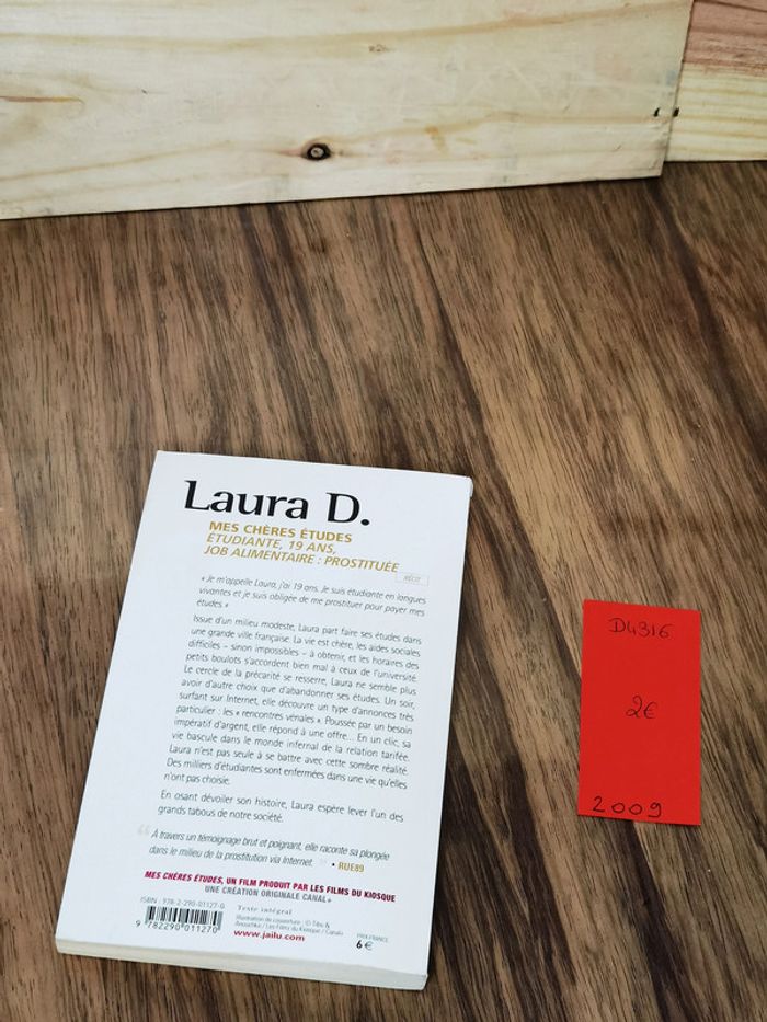 D4316 - livre "mes chères études" de Laura D - photo numéro 2