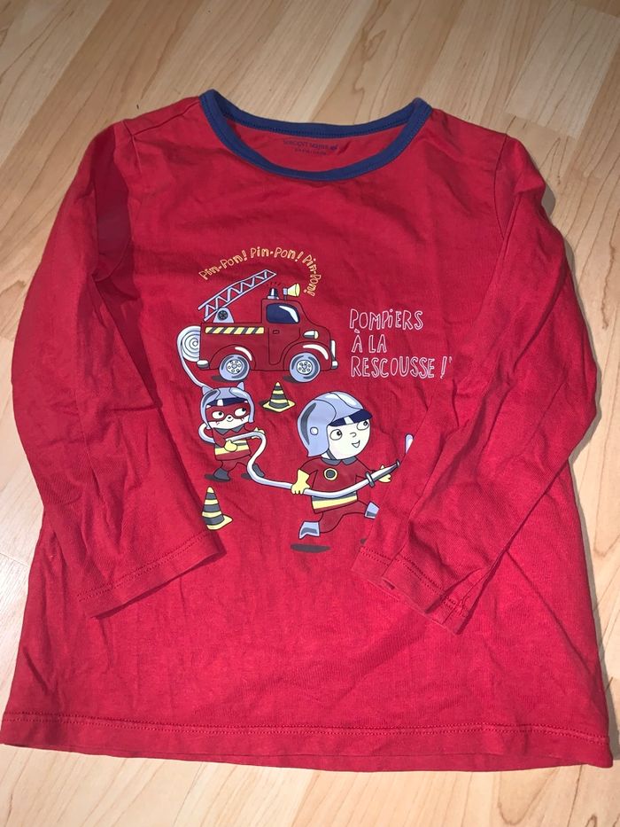 Pyjama pompier coton 6 ans - photo numéro 4