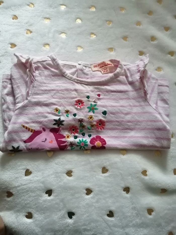 Ensemble bébé fille 6 mois dpam - photo numéro 8