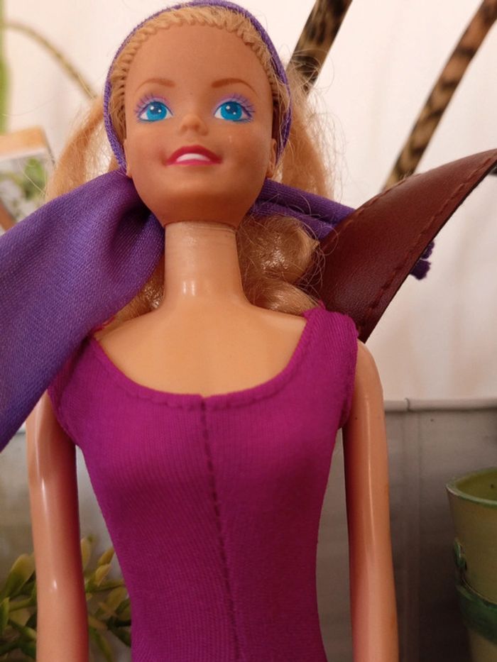 Barbie vintage tenue combi violette Super Dance 1982 - photo numéro 7