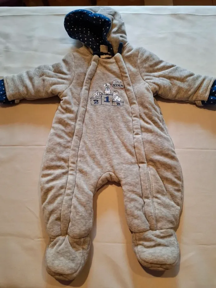 Combinaison hiver 6 mois Disney Dalmatiens