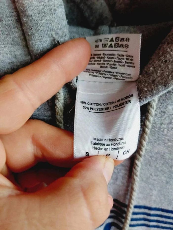 Sweat à capuche mixte Taille S - photo numéro 3