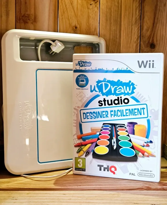Nintendo Wii # U Draw Studio Tablette + Jeu #