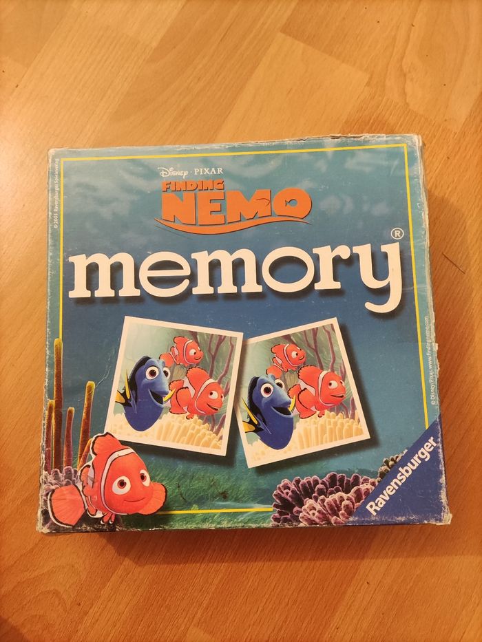 Jeu mémory némo enfants à partir de 3 ans ravensburger complet