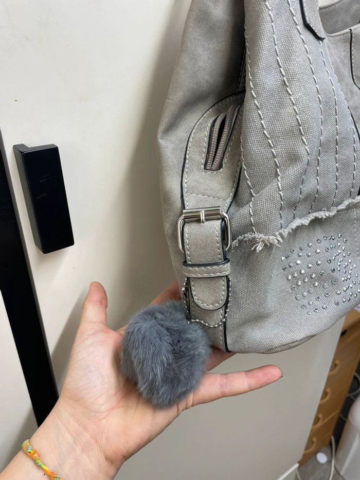 Sac à main gris - photo numéro 9