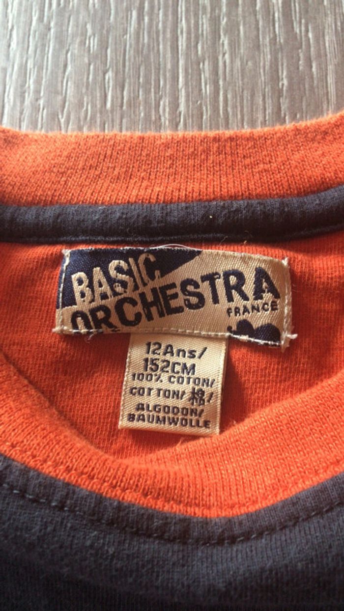 Orchestra t shirt manche longue taille 12 ans neuf - photo numéro 3