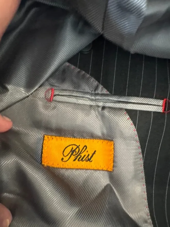 Blazer noir Phist Reda Super 100'S, très bon état, taille L - photo numéro 4