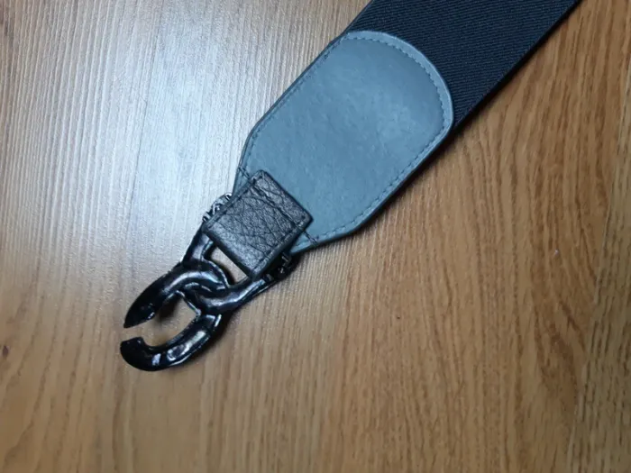 Grosse ceinture élastique grise taille 90 - photo numéro 4
