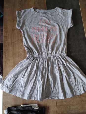 Robe coton vertbaudet 10 ans