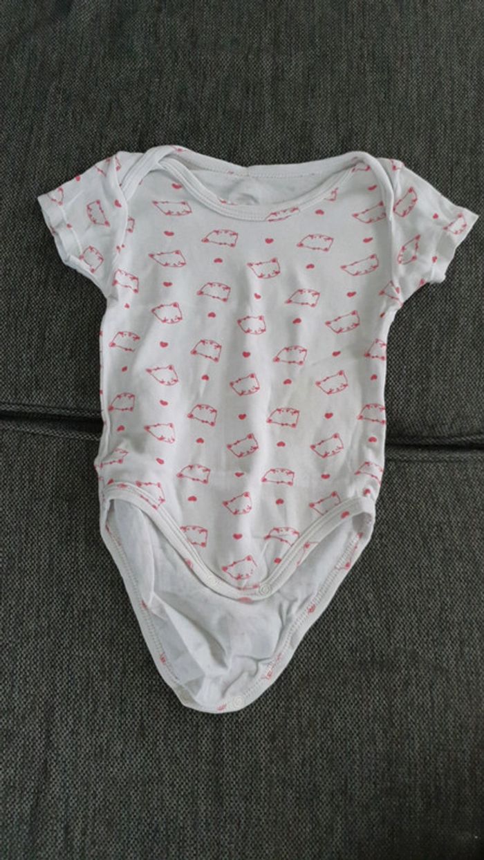 Lot de 6 bodies 18 mois