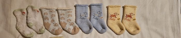 4 paires de chaussons pour bébé de 0 mois (naissance) à 9 mois - photo numéro 5