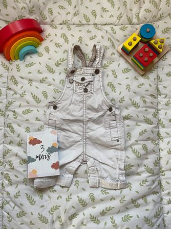 salopette blanche 3 mois sergent major