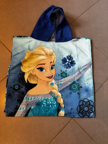 Cape de bain à capuche - Disney / Reine des neiges / Elsa - Neuf sans étiquette