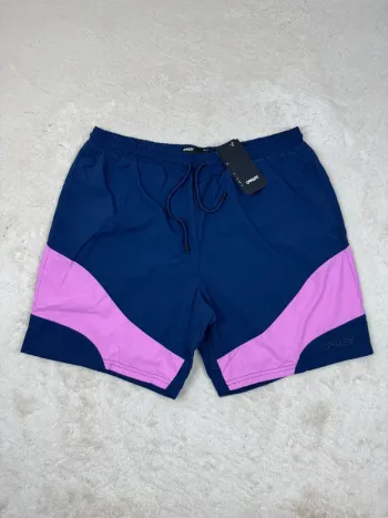 Short Oakley à empiècement bleu marine et rose Neuf Taille M