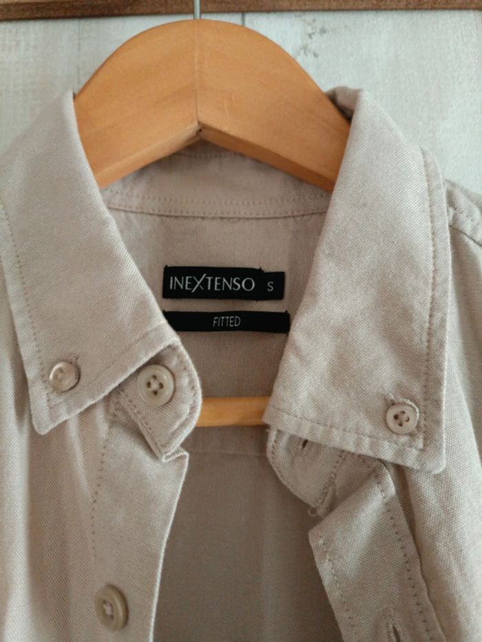 Chemise beige manches longues - photo numéro 2