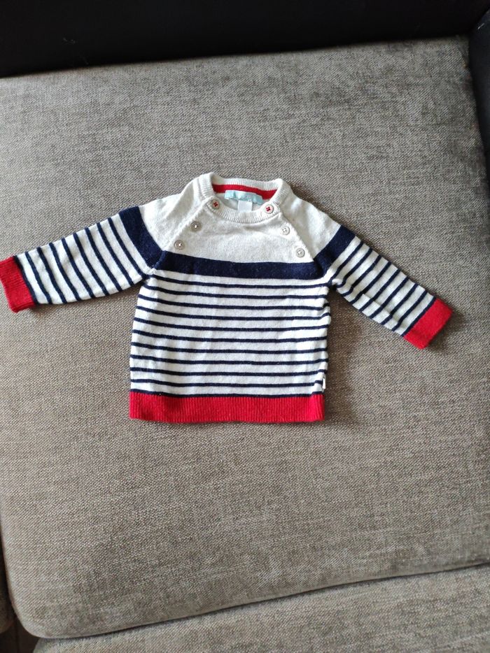 Pull Okaïdi bébé garçon 3 mois