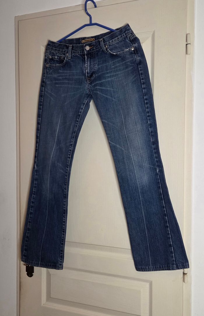 Jean bootcut Acquaverde 29 – coupe flare tendance – denim bleu authentique – très bon état - photo numéro 2