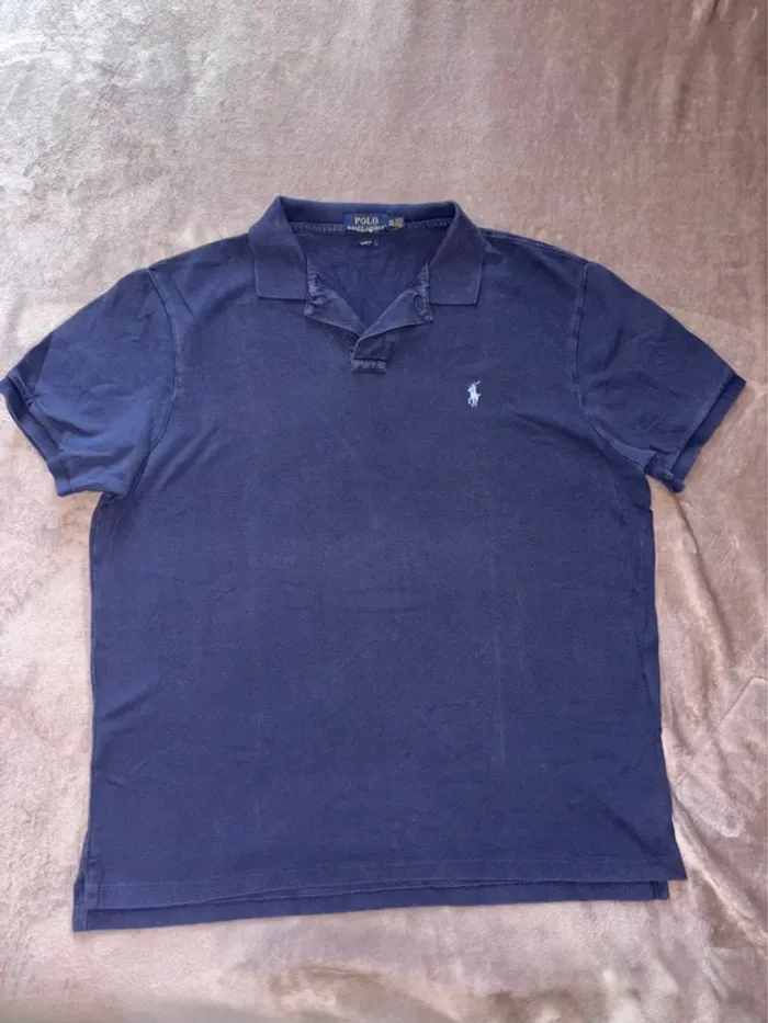 Polo Ralph Lauren homme taille XXL bleu en bon éta - photo numéro 2