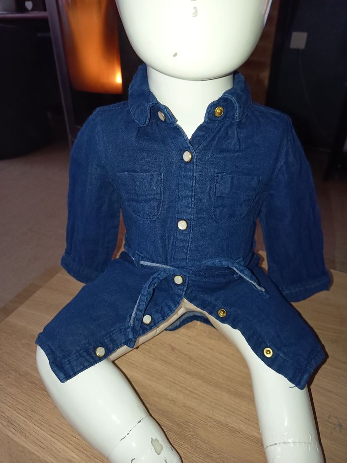 Robe chemise en jean