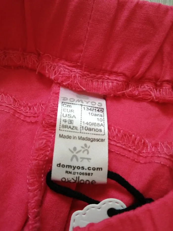 Short rose avec poches élastique à la taille / domyos / (10ans) - photo numéro 3