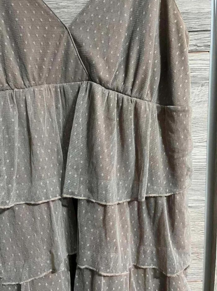 Robe volantée femme XL 42 dentelle - photo numéro 3