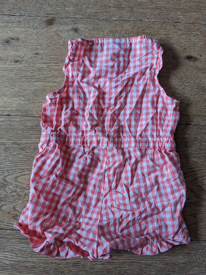 Barboteuse vichy sergent major 9 mois - photo numéro 3