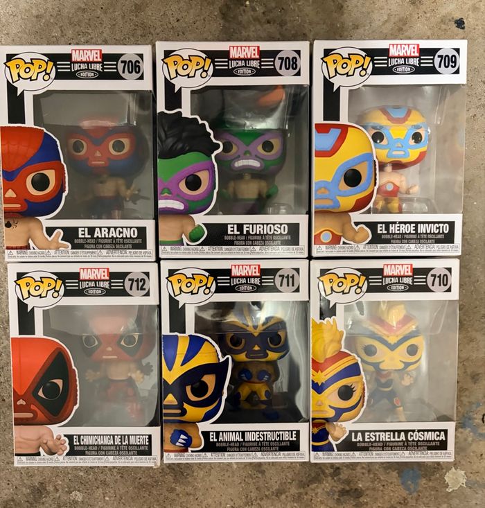 Funko pop Marvel lucha libre édition - photo numéro 1