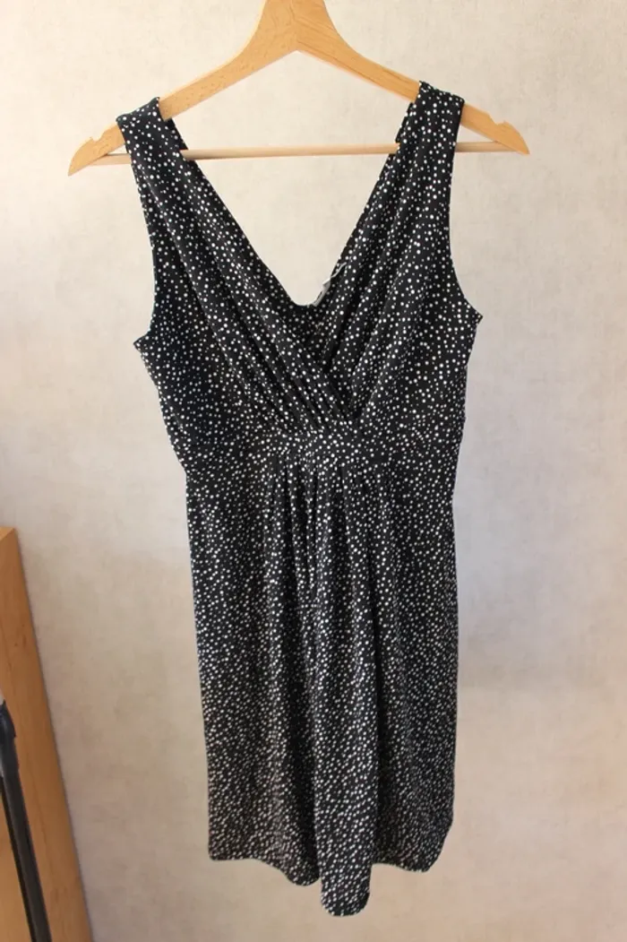 👗 Robe noire à pois, étam 📌