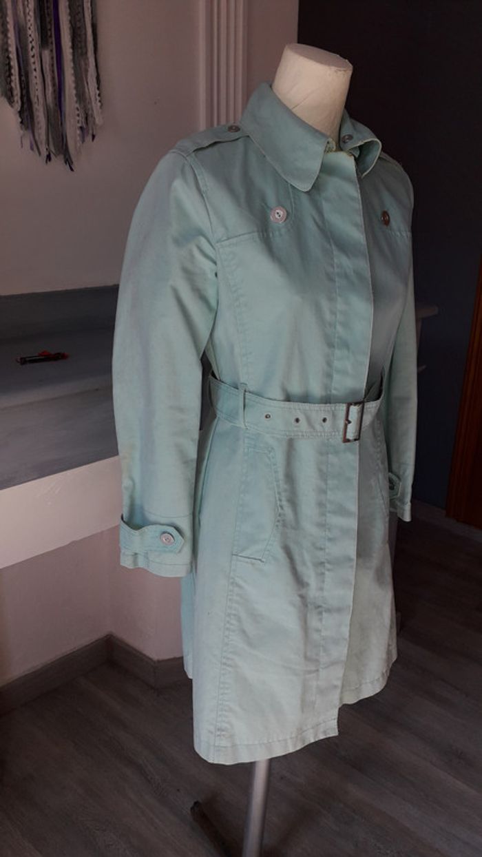 Manteau imperméable vert - photo numéro 2