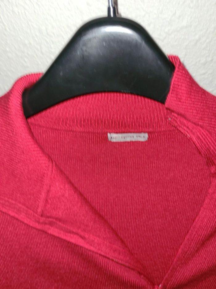 Gilet rouge bordeaux taille 38 - photo numéro 2