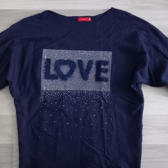 Pull femme marine Tissaia taille 38 - photo numéro 2