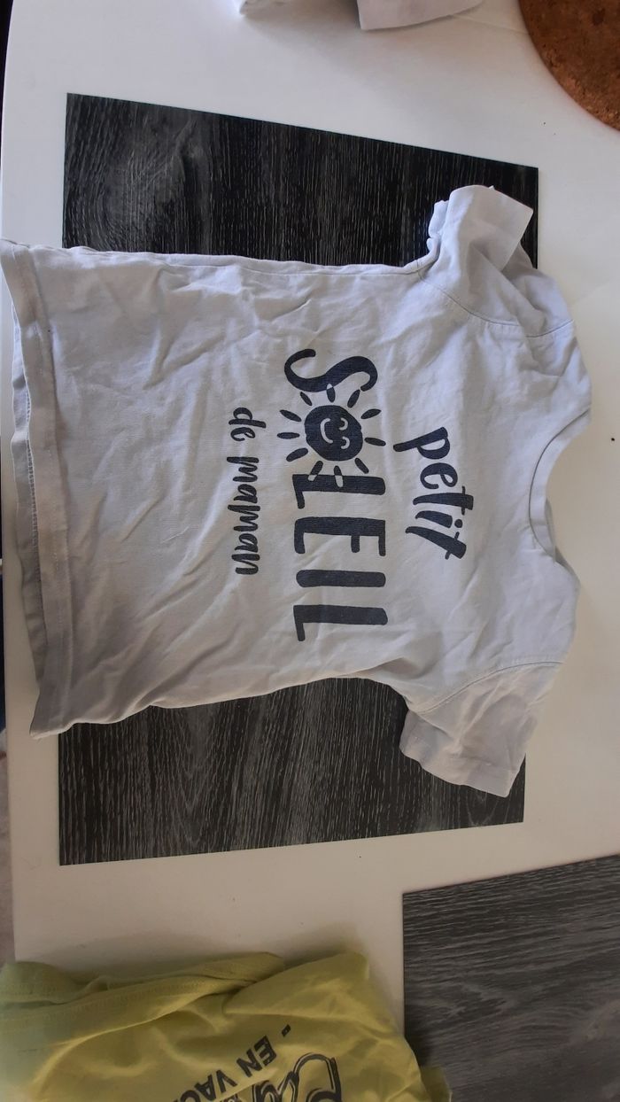 lot de 5 tee shirt manches courtes 24 mois