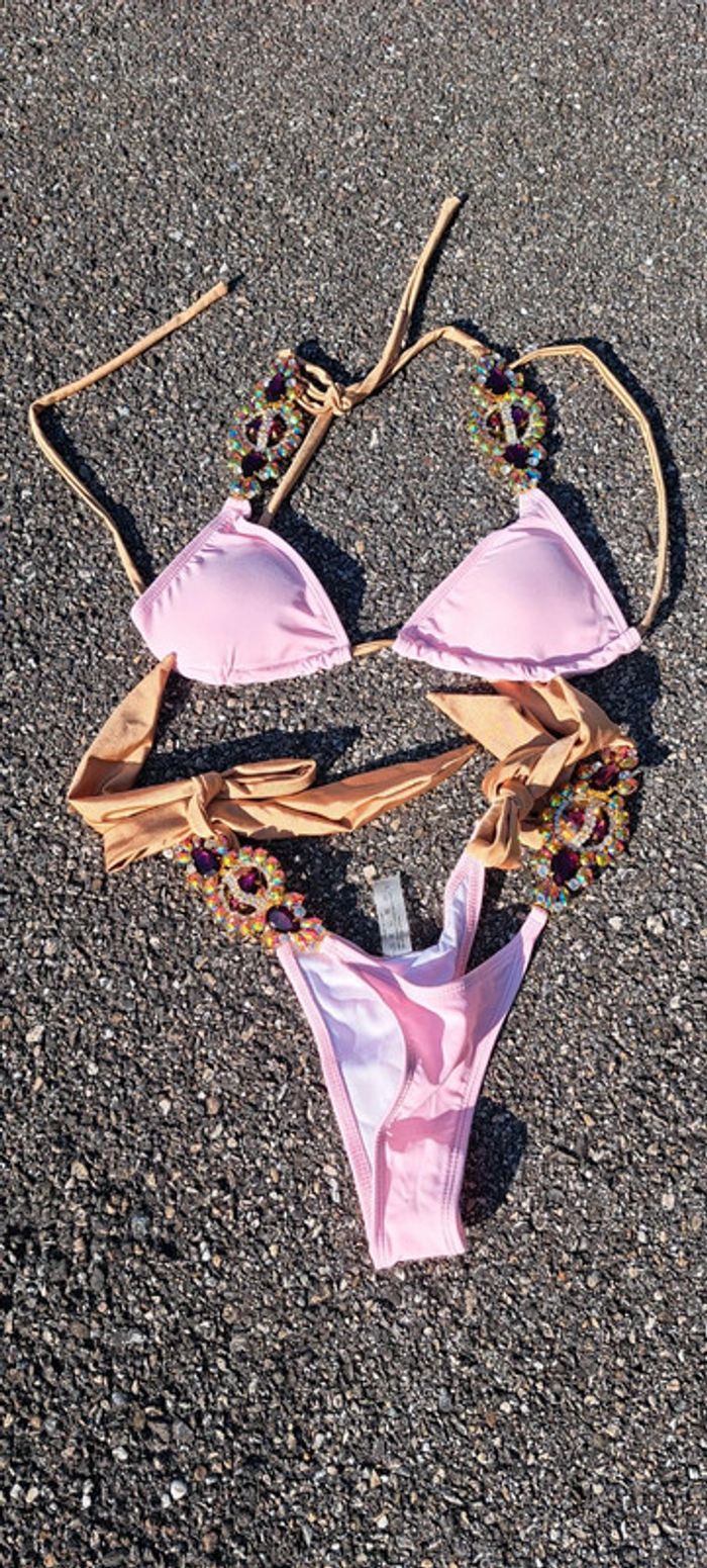 Maillot de bain sexy a strass - photo numéro 7