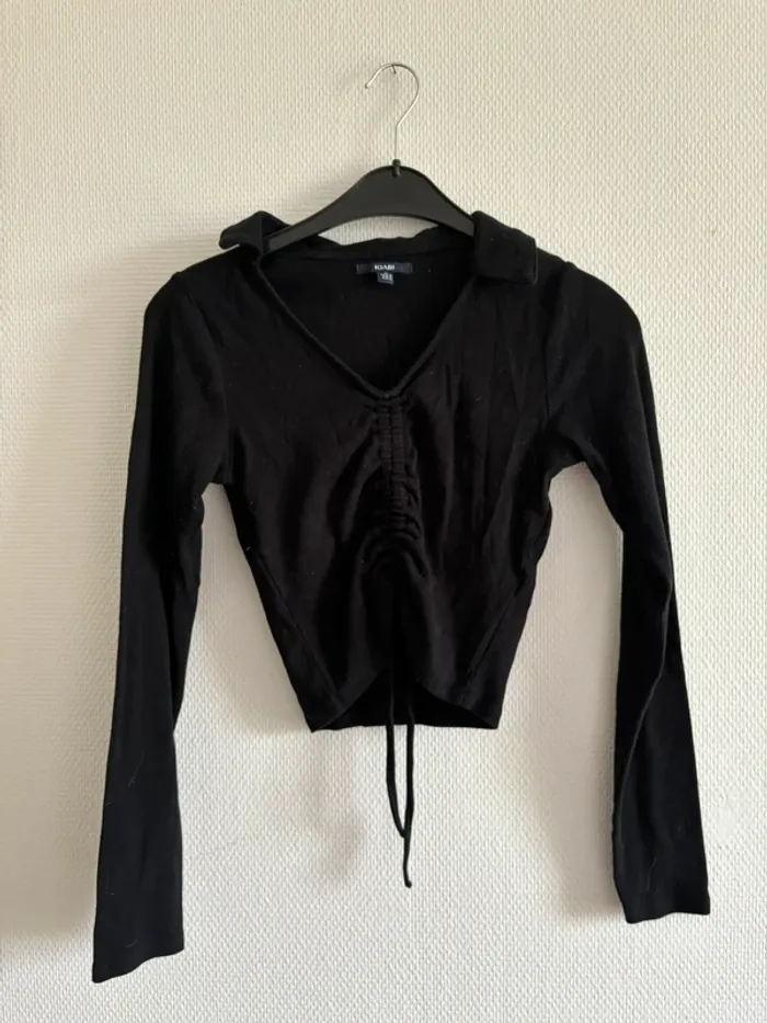 Blouse avec cordon
