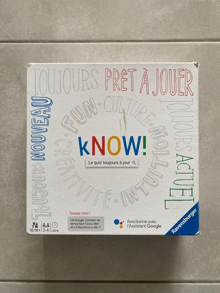 Jeu de société kNOW! Ravensburger – complet – fonctionne avec Assistant Google - photo numéro 1
