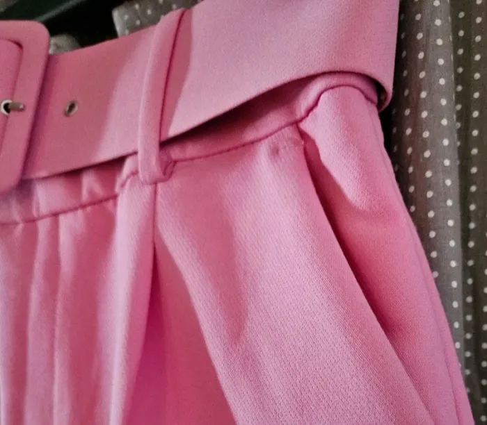 Pantalon rose Zara Taille S Neuf - photo numéro 5