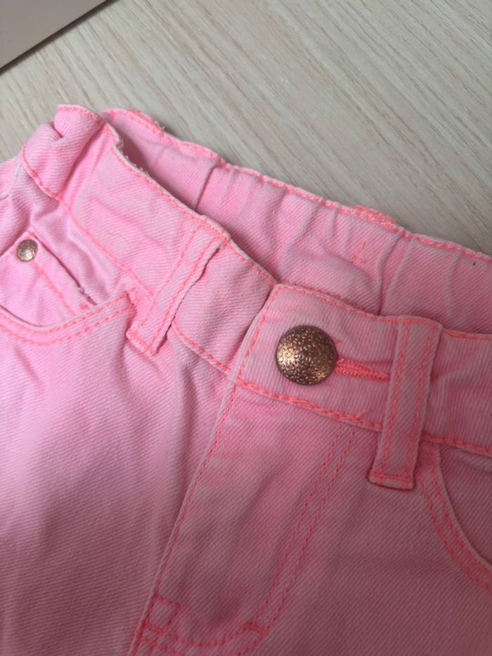 Short en jean rose Z taille 4 ans - photo numéro 4