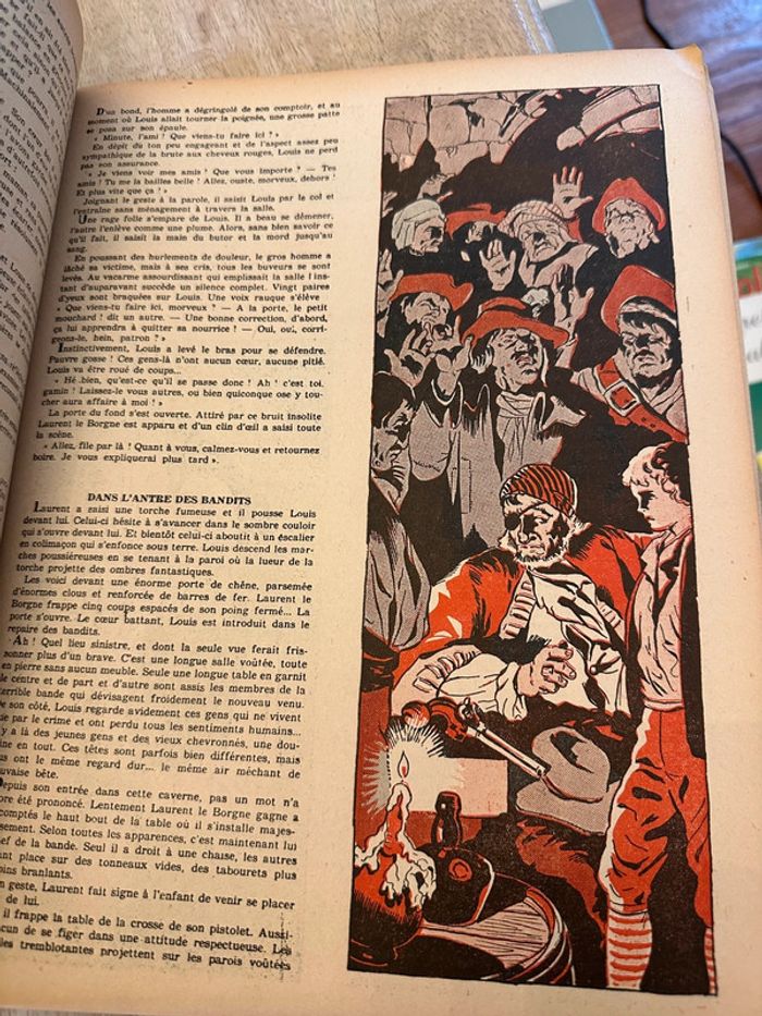 Livre très ancien bd rare Le fils de Gaspard le Rouge Roger Roux Pierre Probst auteur Caroline - photo numéro 6